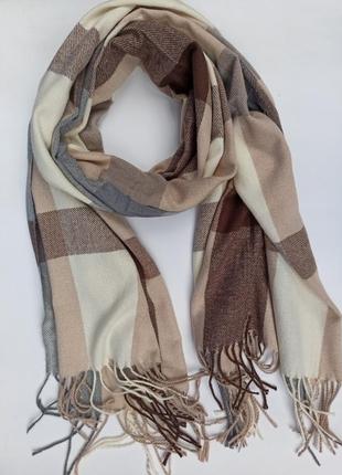 Теплий м'який кашеміровий палантин.