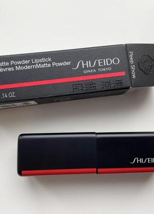 Shiseido modernmatte powder lipstick матова пудрова помада3 фото