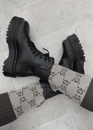 Ботинки на платформе dr. martens vegan mono jadon platform boots платформа жадон3 фото