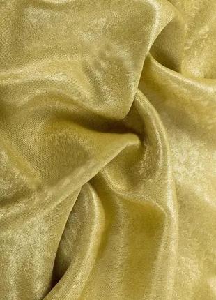 Ткань для штор софт золотистого цвета2 фото