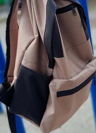 Женский рюкзак чорный, коричневый |  рюкзак школьный  рюкзак мужской |  унисекс рюкзак6 фото