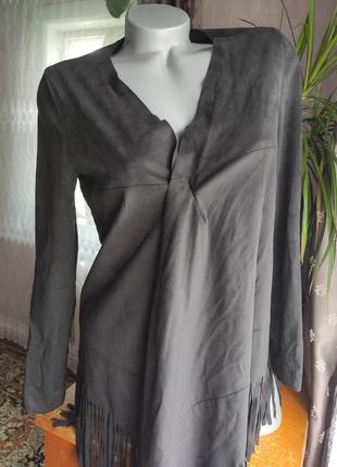 Накидка жіноча,кофта под замш,кардіган жіночий