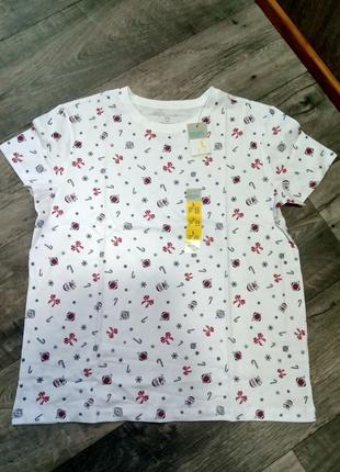 Новогодняя женская футболка primark