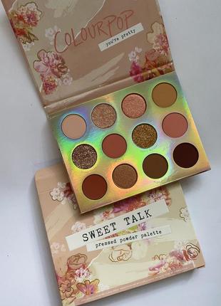 Палитра теней colourpop sweet talk