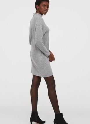 Базовое платье-свитер h&m 2022 вискоза2 фото