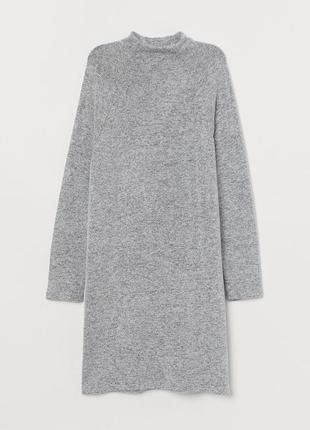 Базовое платье-свитер h&m 2022 вискоза4 фото