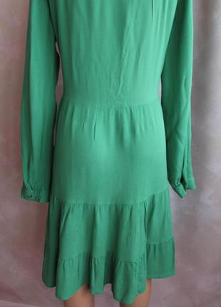 Сукня зелена, стильна 💯 віскоза6 фото