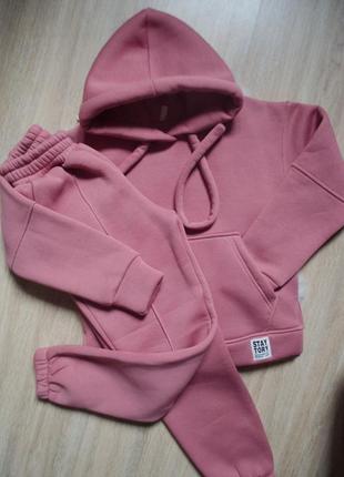 Теплий костюм дівчинці