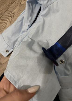 Костюм (сорочка+піджак+штани+ремінець+краватка)5 фото
