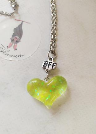 Кулон серденько