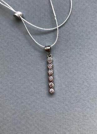 Серебряный кулон, подвеска 925 пробы золотой век с брендовой упаковкой