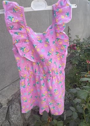 Летний ромпер шорты ананасы3 фото