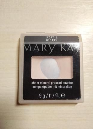 Компактная минеральная пудра mary kay ivory 1