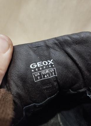 Шкіряні черевики кроссовки geox amp hibiox6 фото