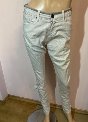 Принтові якісні штани- джинси/ 27/brend jade twewe