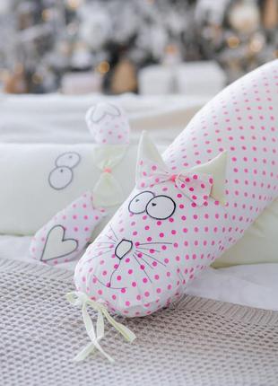 Подушка котопес, для сна беременных, подушка подарок, подушка обнимашка, подушка антистресс, подарок2 фото
