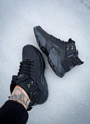❄️nike huarache acronym black❄️кросівки чоловічі зимні найк чорні, кроссовки мужские зимние  найк7 фото