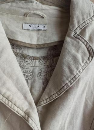 Куртка tommy hilfiger.   піджак льон vila5 фото