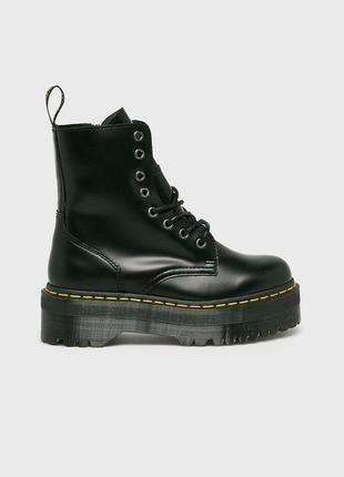 Черевики dr. martens platform jadon на платформі original оригінал натуральна шкіра мартенси мартенс6 фото