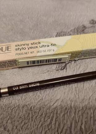 Clinique skinny stick stylo yeux ultra-fin автоматичний олівець для повік