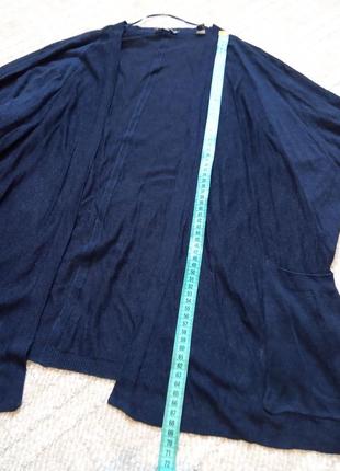 Темно-синій легкий та вільний кардиган, кофта, розмір євро 40/42 (m), tcm tchibo (німеччина)9 фото