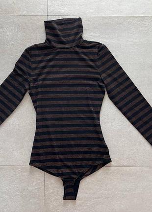 Боді з горловиною intimissimi з довгими рукавами боли горловиной