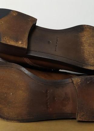 Ботинки шкіряні zara ботинки кожаные броги