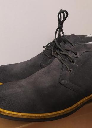 Bershka ботинки черевики замшеві замшевые2 фото