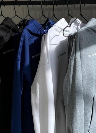 Утепленный спортивный костюм на флисе худи на флисе штаны на флисе