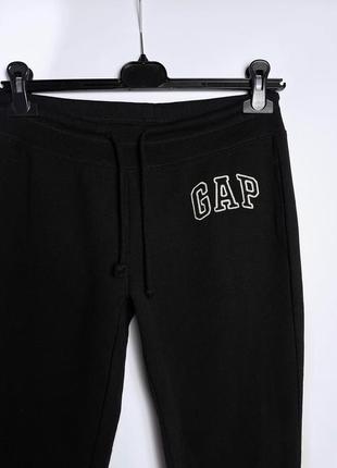 Спортивні штани gap чорні спортивки джогери на манжеті геп оригінал