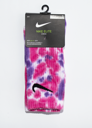 Кастомные носки nike tie-dye високі шкарпетки