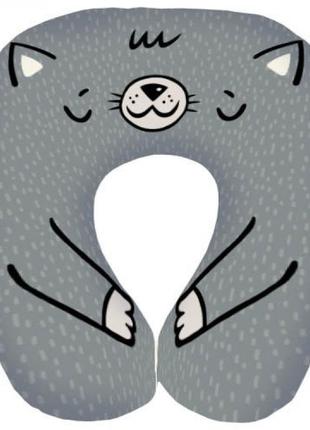 Подушка для подорожей дорожня котик