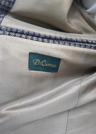 Вінтажний вовняний піджак в клітинку di caprio6 фото