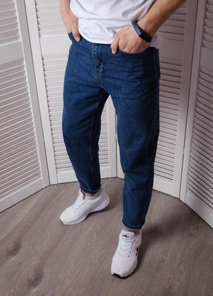 Мужские тёмно-синие джинсы чоловічі темно-сині джинси2 фото