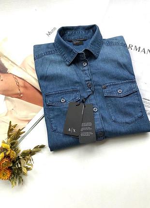 Сорочка жіноча armani jedwabiu exchange a|x