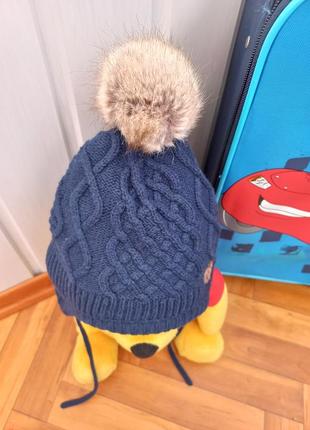 Зимова шапка на флісі2 фото