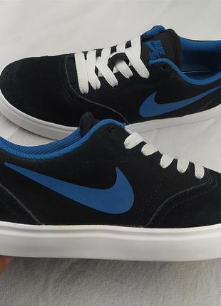 Замшеві кеди кросівки nike sb portmore check jordan force dunk shox tn air max blazer оригінал найк1 фото