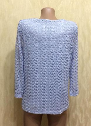 Красивая ажурная блуза viella, р.503 фото