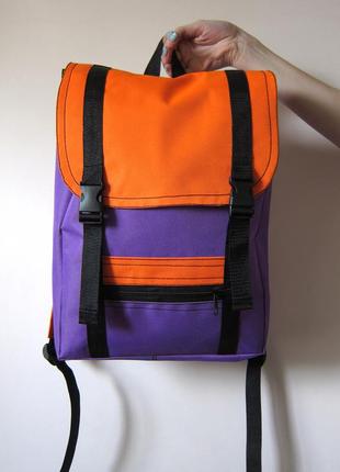 Рюкзак ручной работы с  уплотненным отделением для планшета или ноутбука2 фото