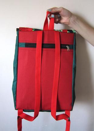 Рюкзак ручної роботи з ущільненим відділенням для планшета або ноутбука4 фото