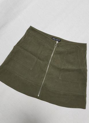 Юбка замшева 42/44