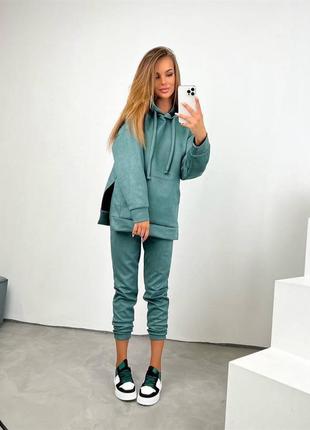 Спортивний костюм замш