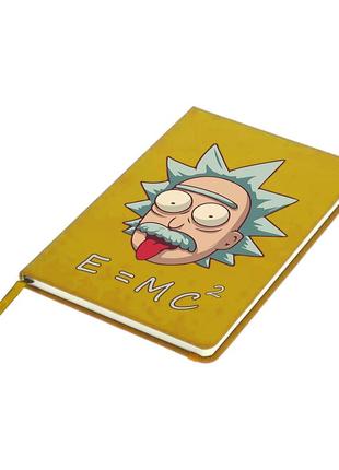 Блокнот а5 рик и морти (rick and morty) желтый (92288-1962-sy)5 фото