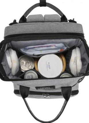 Универсальный рюкзак-кроватка для мам по уходу за детьми living traveling share. цвет: черный4 фото