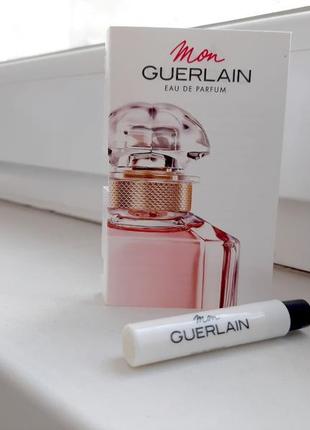 Guerlain mon guerlain💥оригинал миниатюра пробник mini spray 1 мл книжка8 фото