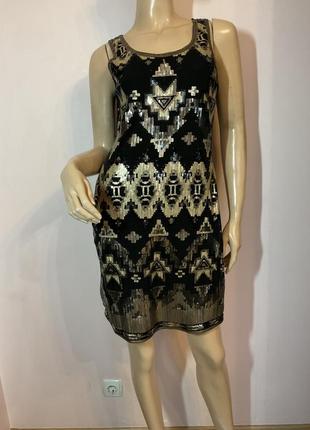 Круте плаття в паетки / м/ brend maner
