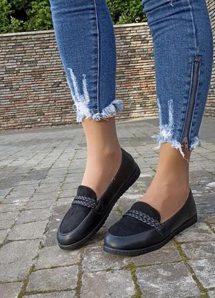 Жіночі туфлі мокасіни4 фото