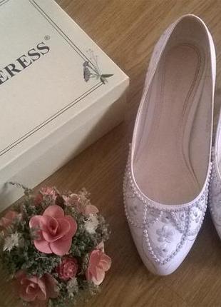 Шкіряні весільні туфлі від louisa peeress4 фото