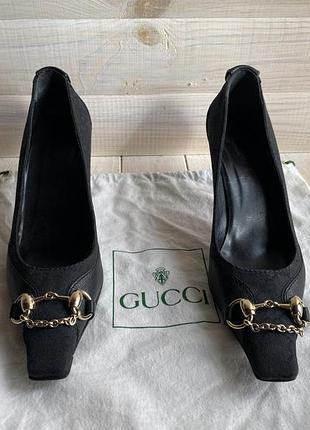 Вінтажні туфлі 90 років gucci pige оригінал обмін