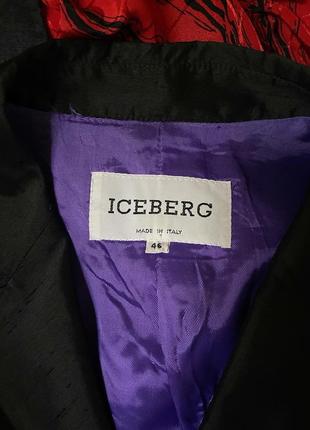 Iceberg вінтажний шовковий піджак(повний склад на фото) ідеальний стан 💎 розмір м2 фото